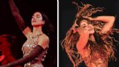 Foto ilustrativa de la nota titulada: (VIDEO) Dua Lipa rinde homenaje a Shakira en Bogotá con 'Antología'; la estrella colombiana reacciona