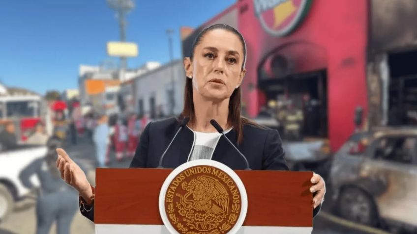 "Terrible incendio": Sheinbaum lamenta muertes tras explosión en Waldo’s de Hermosillo, Sonora