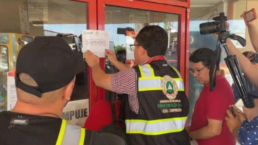 Tras explosión de Waldo's, Protección Civil suspende tienda en Ciudad Obregón; llamaron a trabajar a puerta cerrada
