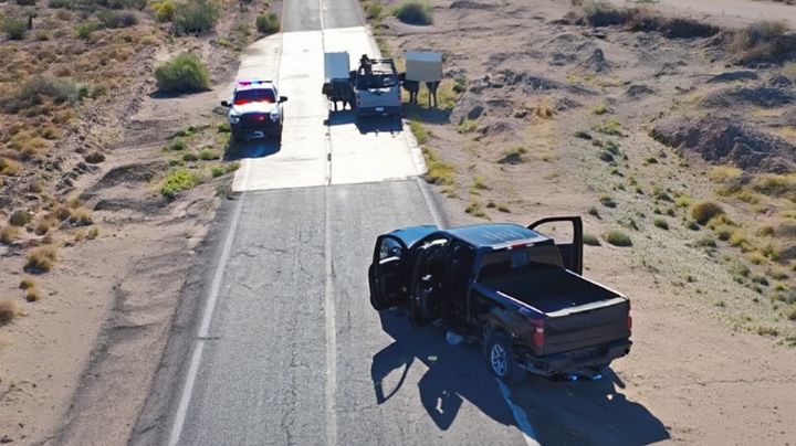 Se enfrentan autoridades y sicarios en carretera de Sonora; hay un abatido y dos detenidos