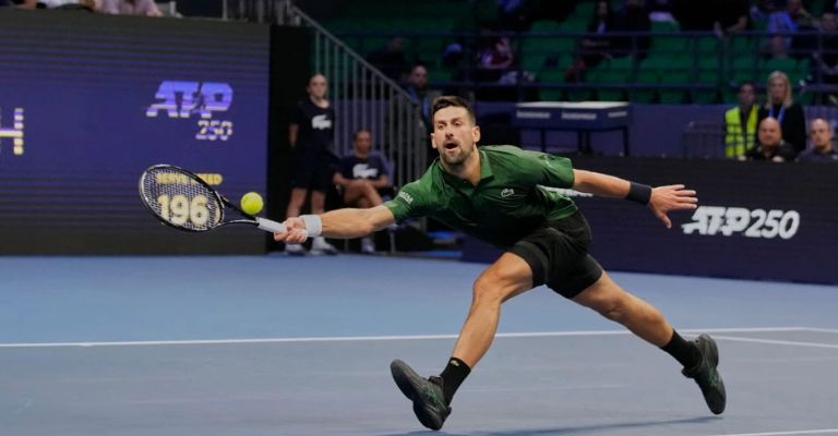 El serbio por fin pudo ganar ante el chileno