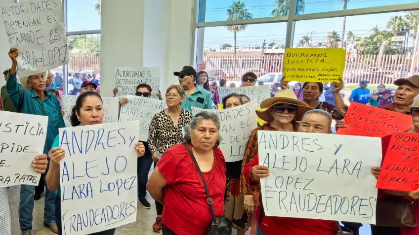 Se manifiestan en Centro Integral de Procuración de Justicia de Ciudad Obregón por presunto fraude