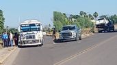 Foto ilustrativa de la nota titulada: FUERTE CHOQUE en Valle del Yaqui: Pick up invade carril y colisiona con camión de pasajeros