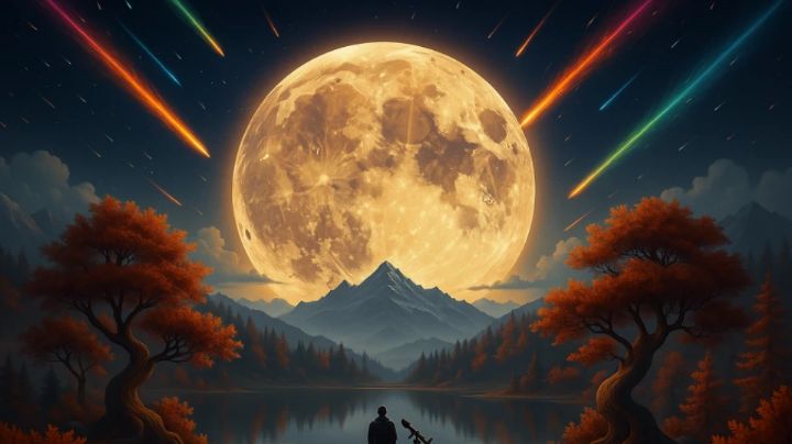Superluna gigante y lluvia de estrellas este 5 noviembre 2025: ¿A qué hora se puede observar esta noche?