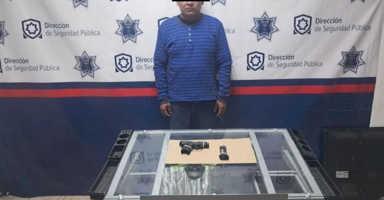 El detenido fue identificado como Ricardo 'N', de 32 años de edad.