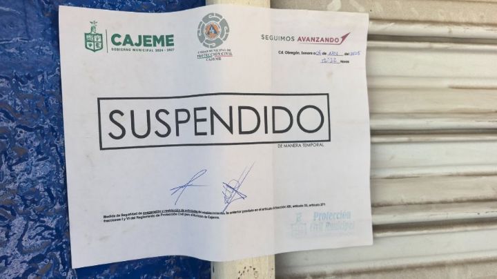 Suspende Protección Civil en Ciudad Obregón tienda de importaciones por incumplimiento de normas
