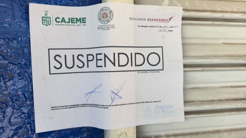 Suspende Protección Civil en Ciudad Obregón tienda de importaciones por incumplimiento de normas