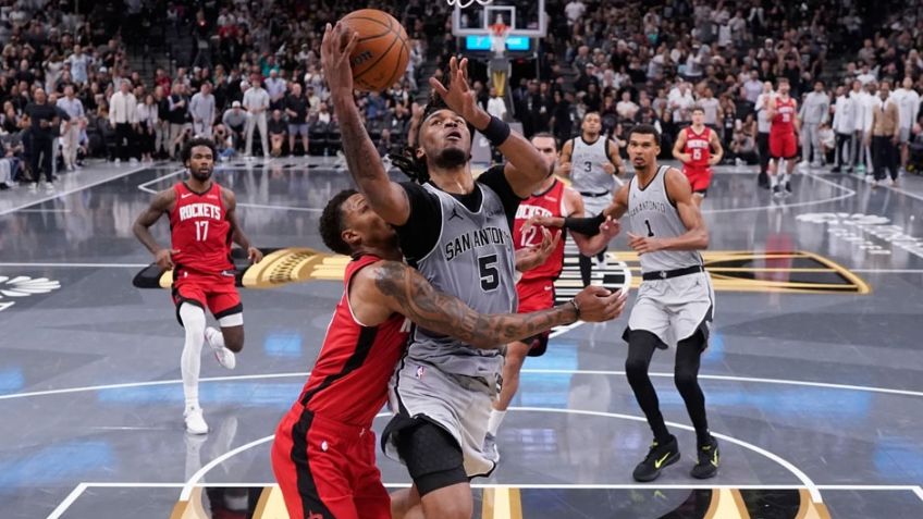 Los Spurs se alzan con la victoria sobre los Rockets en duelo de la Copa de la NBA