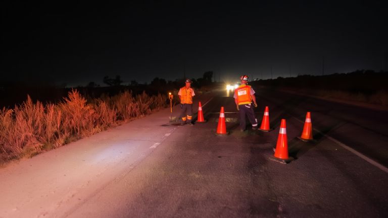 Personal de emergencias estuvo presentes en el lugar de los hechos