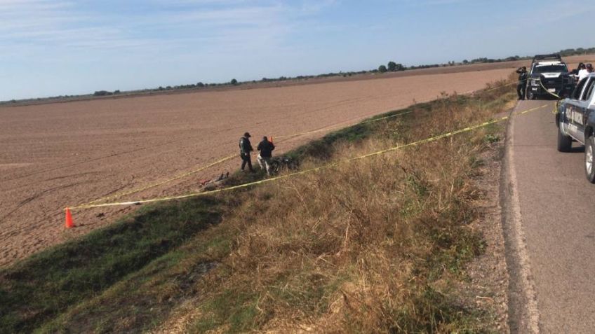 Fatal accidente en Navolato: Muere motociclista tras perder el control y salir de la carretera