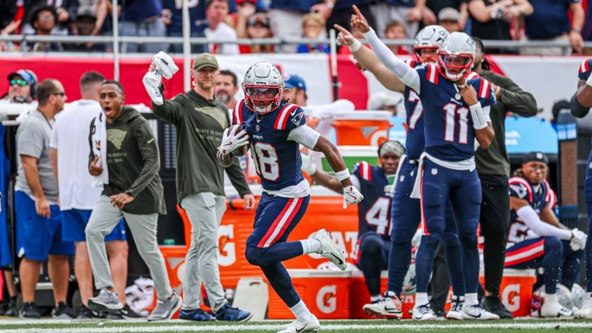 Drake Maye lidera a los Patriots a una victoria sobre los Buccaneers en un juegazo