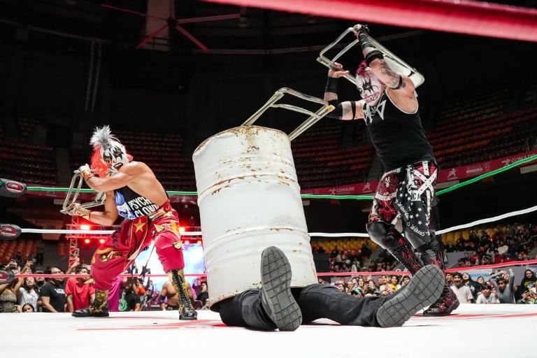 Así se vivió la noche de lucha en Hermosillo. Foto: Facebook