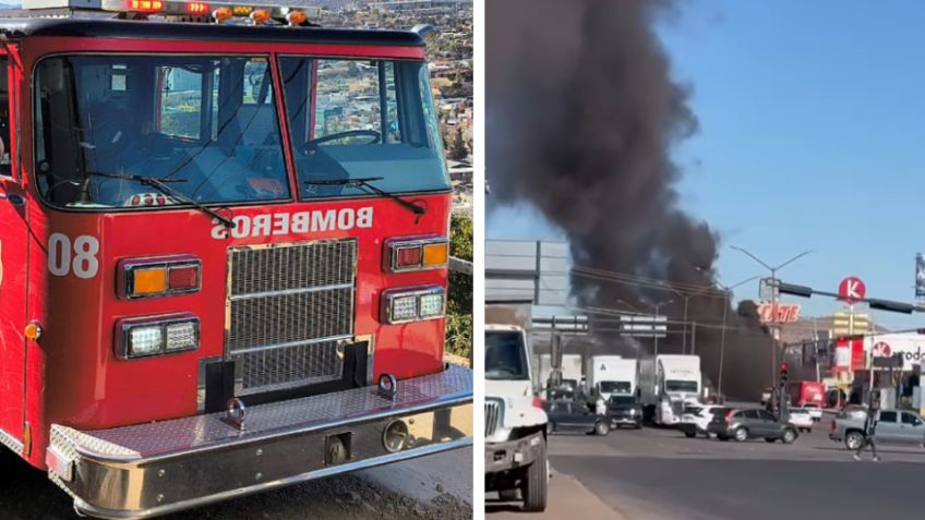 Nogales: Conato de incendio en desagüe de prolongación Obregón; un indigente habría iniciado el fuego