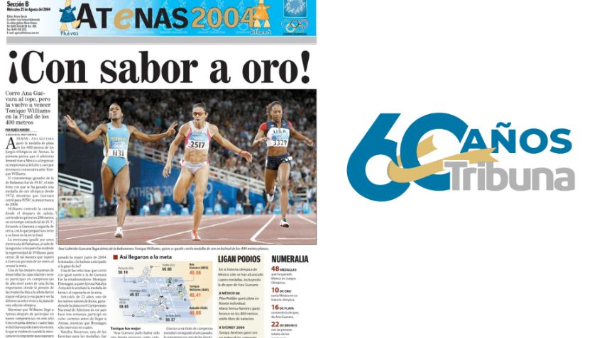 60 años, 60 historias: Una plata que sabe a oro para Ana Gabriela Guevara