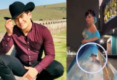 Foto ilustrativa de nota Maribel Guardia conmueve con vestido guadalupano que incluye el rostro de su hijo, Julián Figueroa