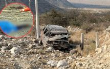 Sólo tenía 21 años: Fallece conductor tras aparatosa volcadura en una carretera de Nuevo León