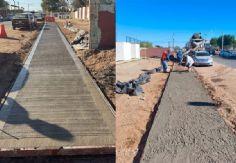 Foto ilustrativa de nota Avanza construcción de banquetas del programa Camina Segura en las colonias Olivos y La Plata de Hermosillo