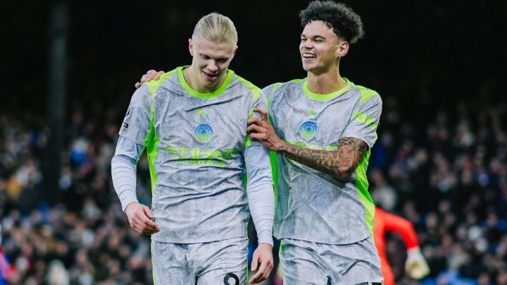 Erling Haaland comanda al Manchester City en la victoria sobre el Crystal Palace en la Premier League