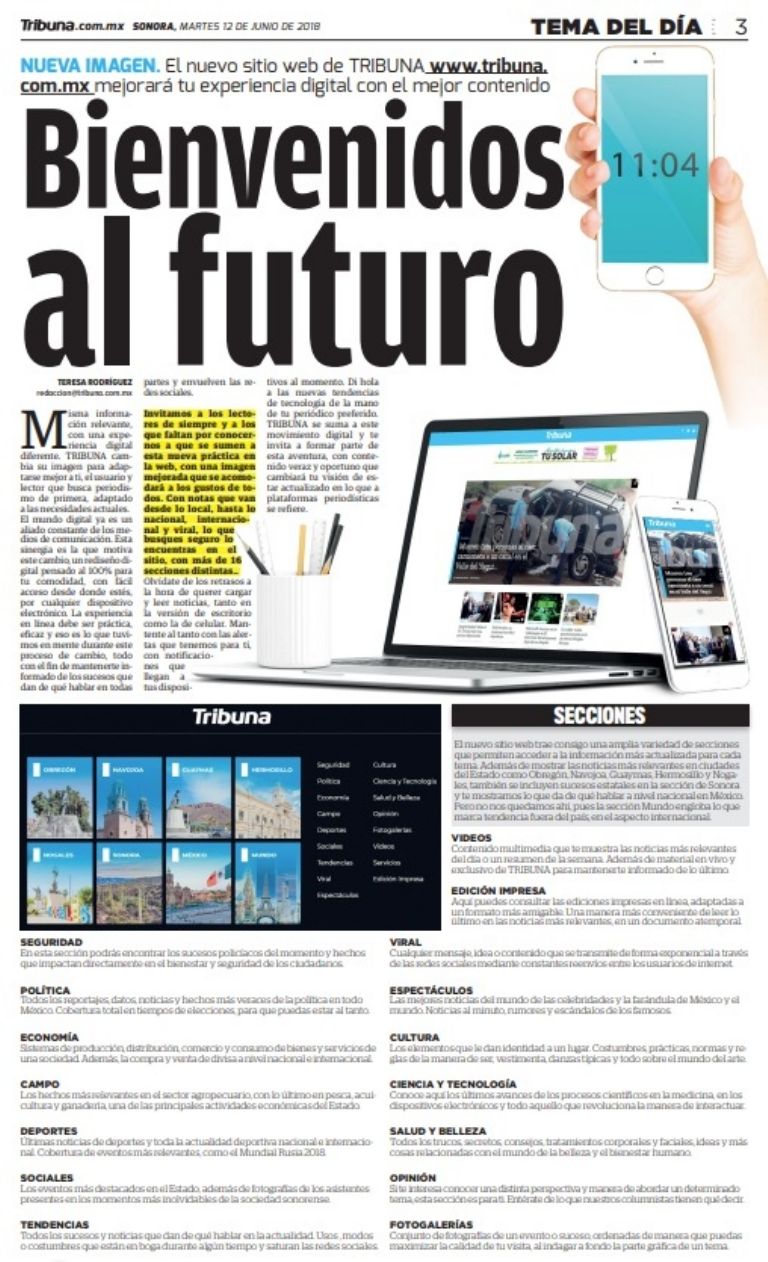 60 años, 60 historias: TRIBUNA se renueva digitalmente