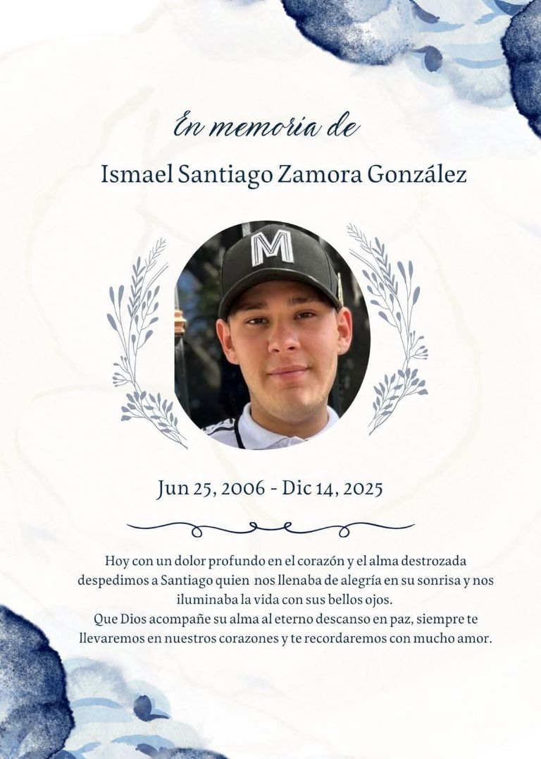 El joven perdió la vida 