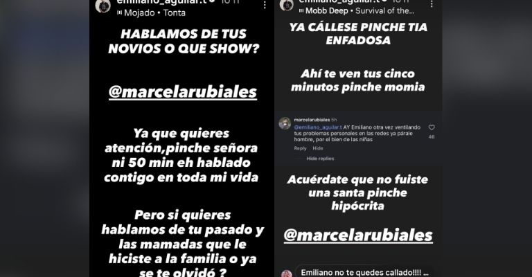 Emiliano Aguilar arremete en contra de Marcela Rubiales por defender a Ángela Aguilar