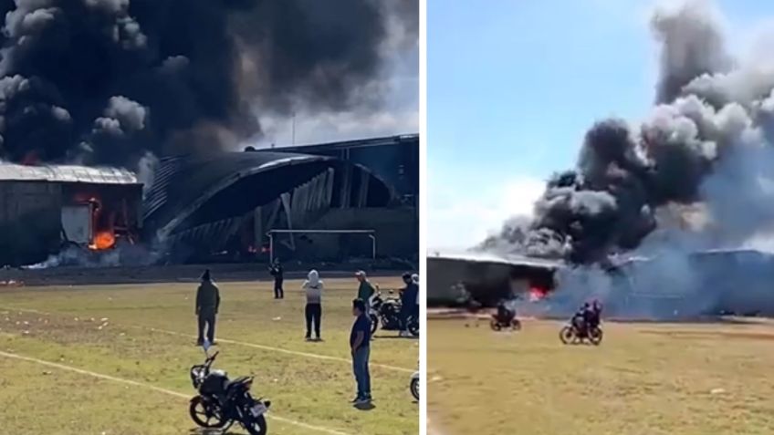 Caída de avioneta en Toluca provoca alarma; columna de humo es visible a kilómetros (VIDEOS)