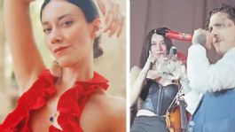 Foto que representa a Violinista de Christian Nodal: ¿Ángela Aguilar o problemas de visa detrás de su ausencia? (VIDEO)