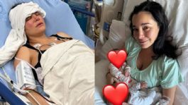 Foto que representa a Martha Higareda, al borde de la muerte tras dar a luz: Revela sufrió preeclampsia y volvió al hospital