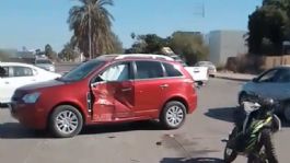 Foto que representa a Motociclista queda grave tras APARATOSO CHOQUE con camioneta en bulevar Centenario de Navojoa