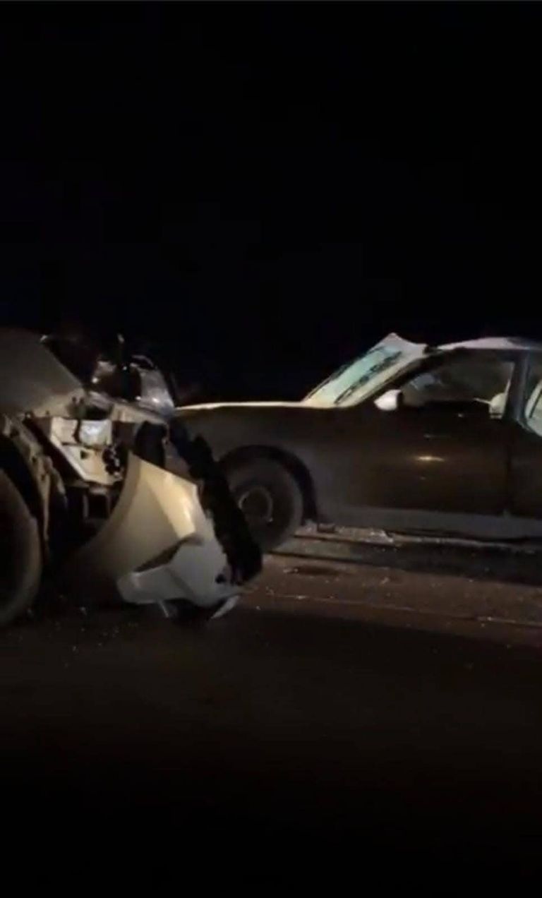 Tránsito colapsado tras fuerte choque en la Navojoa–Etchojoa. Foto: Facebook