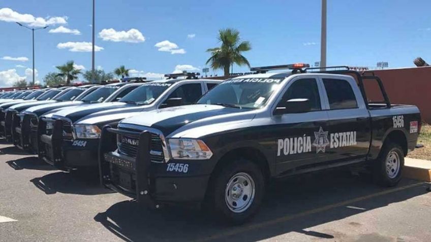 Automovilista se pasa el alto y se estrella contra patrulla de la Policía Estatal en Ciudad Obregón