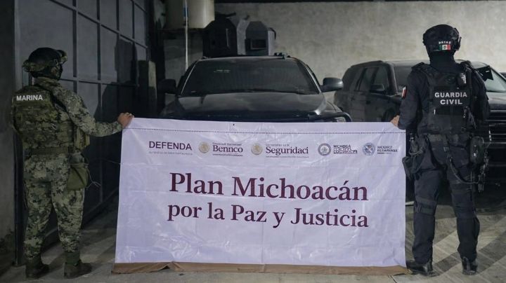 Golpe al crimen en Michoacán: Aseguran bodega usada para fabricar vehículos 'monstruo'