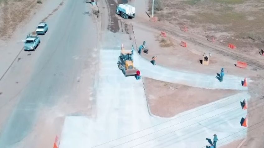 Ayuntamiento de Navojoa anuncia reapertura de cruceros de concreto para la circulación vehicular