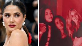 Foto que representa a (VIDEO) Salma Hayek conquista 'La Casita' de Bad Bunny en CDMX; sus pasos de baile acaparan miradas