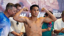 Foto que representa a El cajemense Yahir Frank noquea de manera impreisonante al clasificado mundial Argi Cortés