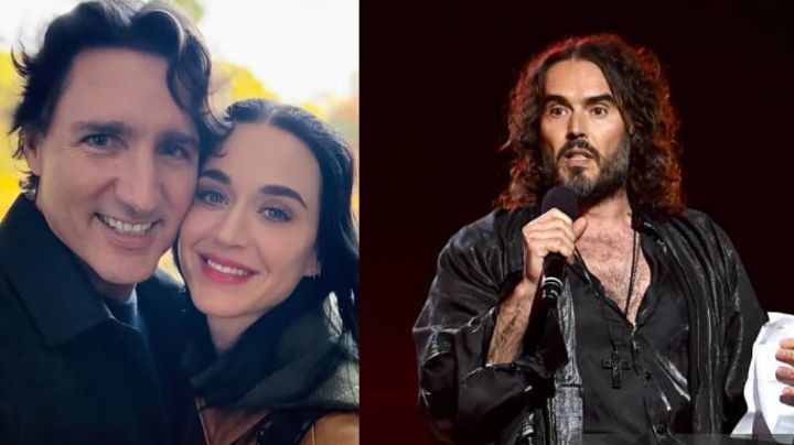 Russell Brand, exesposo de Katy Perry, hace polémico comentario de su romance con Justin Trudeau