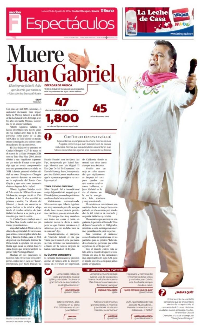 60 años, 60 historias: El adiós al 'Divo de Juárez'