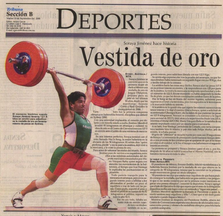 60 años, 60 historias: Soraya Jiménez, la dama de oro