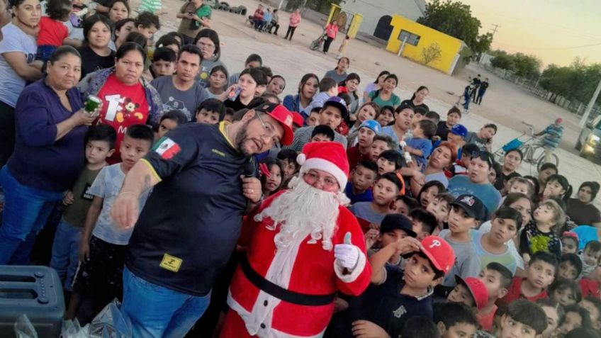 Anira Ruiz lleva la magia de la Navidad a los niños más necesitados en Navojoa