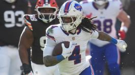 Foto que representa a James Cook encabeza victoria de Bills sobre Browns y Buffalo se acerca a playoffs
