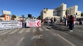 Foto que representa a Huelga de hambre de maestro de Unison: Docentes se suman a protesta y cierran calles en Hermosillo