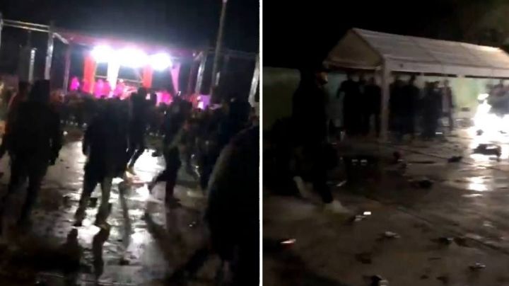 Violenta pelea interrumpe fiesta de quince años en Etchojoa; jóvenes se enfrentan a machetazos