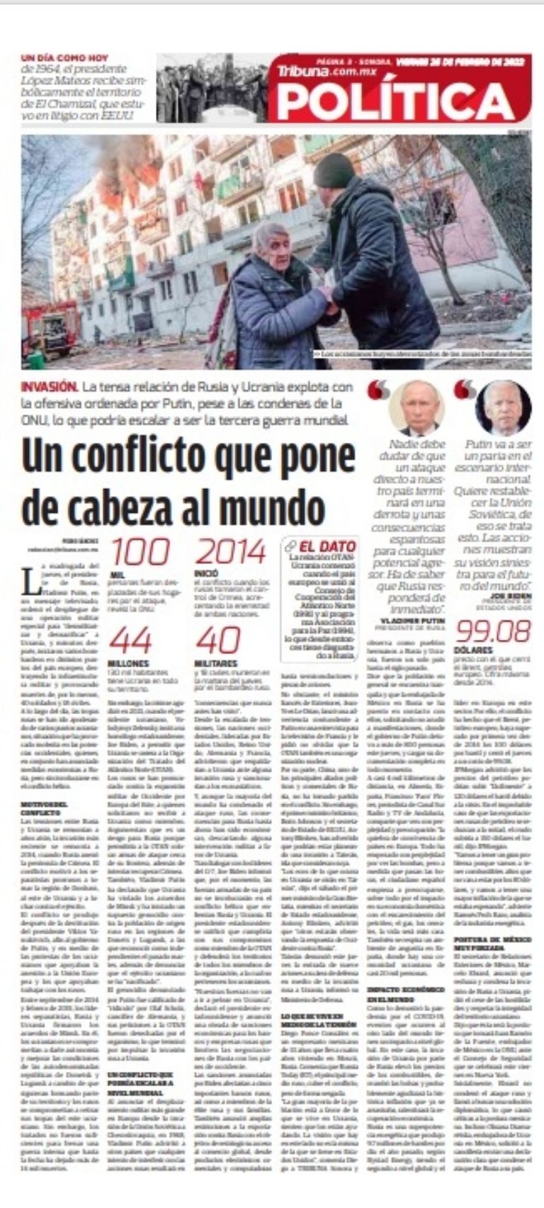 60 años, 60 historias: Cuando estalla la guerra: El mundo entra en vilo