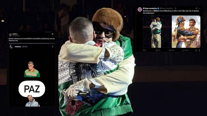 Reconciliación de Bad Bunny y J Balvin en México desata ola de MEMES en redes; estos son los mejores