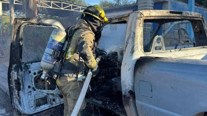 Alerta en Ciudad Obregón: Autoridades se movilizan por vehículo incendiado en la calle 200