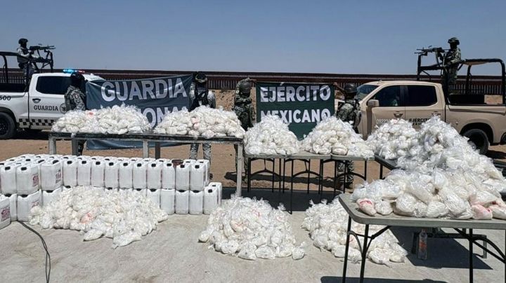 Fentanilo, crystal y cocaína: Los decomisos de droga más grandes en Sonora durante 2025