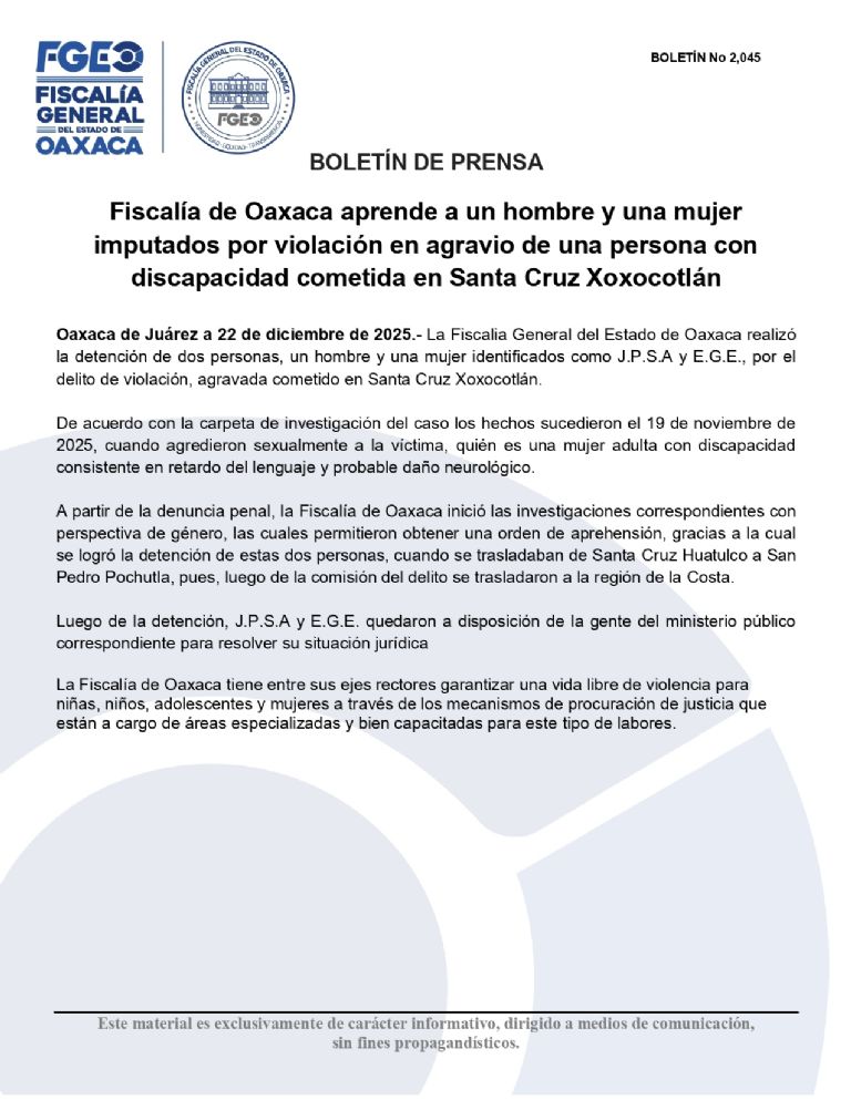 Fiscalía General del Estado de Oaxaca