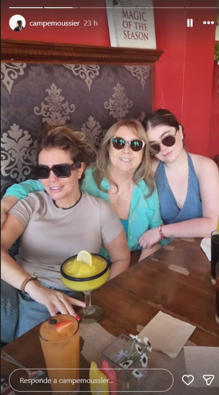 Foto que subió su hija