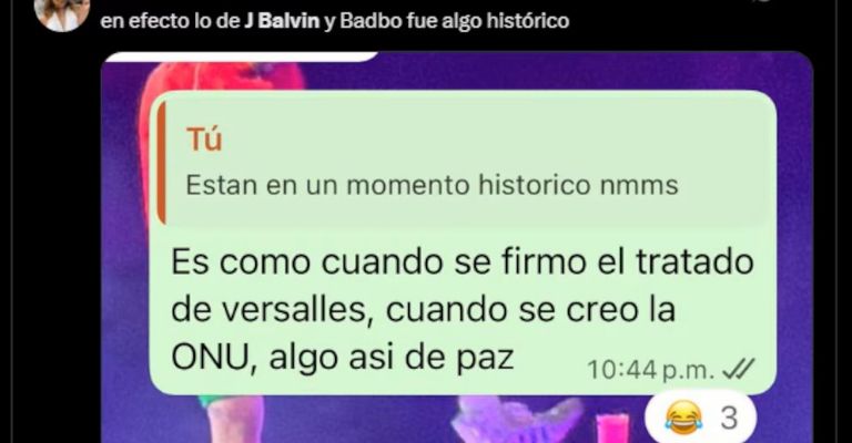 Estos son los mejores memes de la reconciliación de Bad Bunny y J Balvin Creditos: Internet