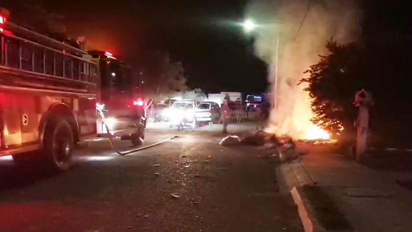 Acumulación de basura provoca incendio al oriente de Ciudad Obregón; se movilizan Bomberos
